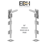 Galvanised Heavy Duty Garage & Gate Drop Down Bolt – 12", 18" & 24"