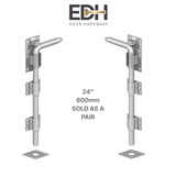 Galvanised Heavy Duty Garage & Gate Drop Down Bolt – 12", 18" & 24"