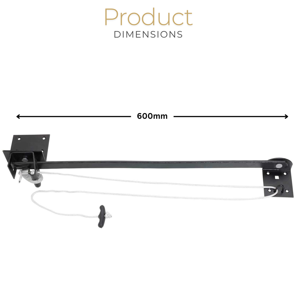 Reliance Senior Door Holder 24 Inch – Black