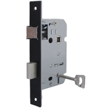 Matt Black Victorian Scroll Door Handles – Handle Only, Handle + Lock or Lock Only – 150mm x 43mm