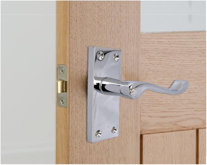 Victorian Silver Door Handles