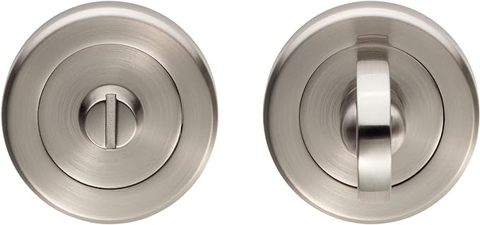Bathroom Privacy Thumb Turn & Release – Satin Nickel
