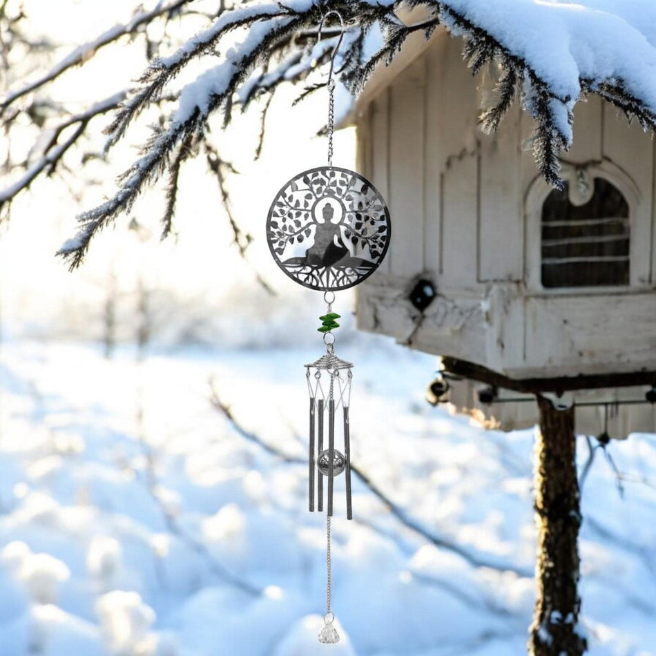 Buddha Stainless Steel Hanging Wind Chime
