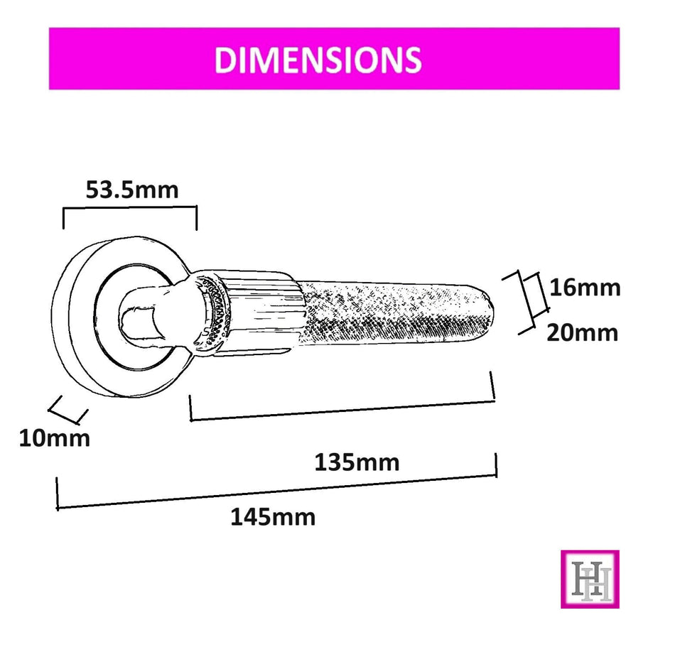 Knurled Door Handles Polished Brass Loop & Neck On Round Rose Latch Handle, 4 Pairs