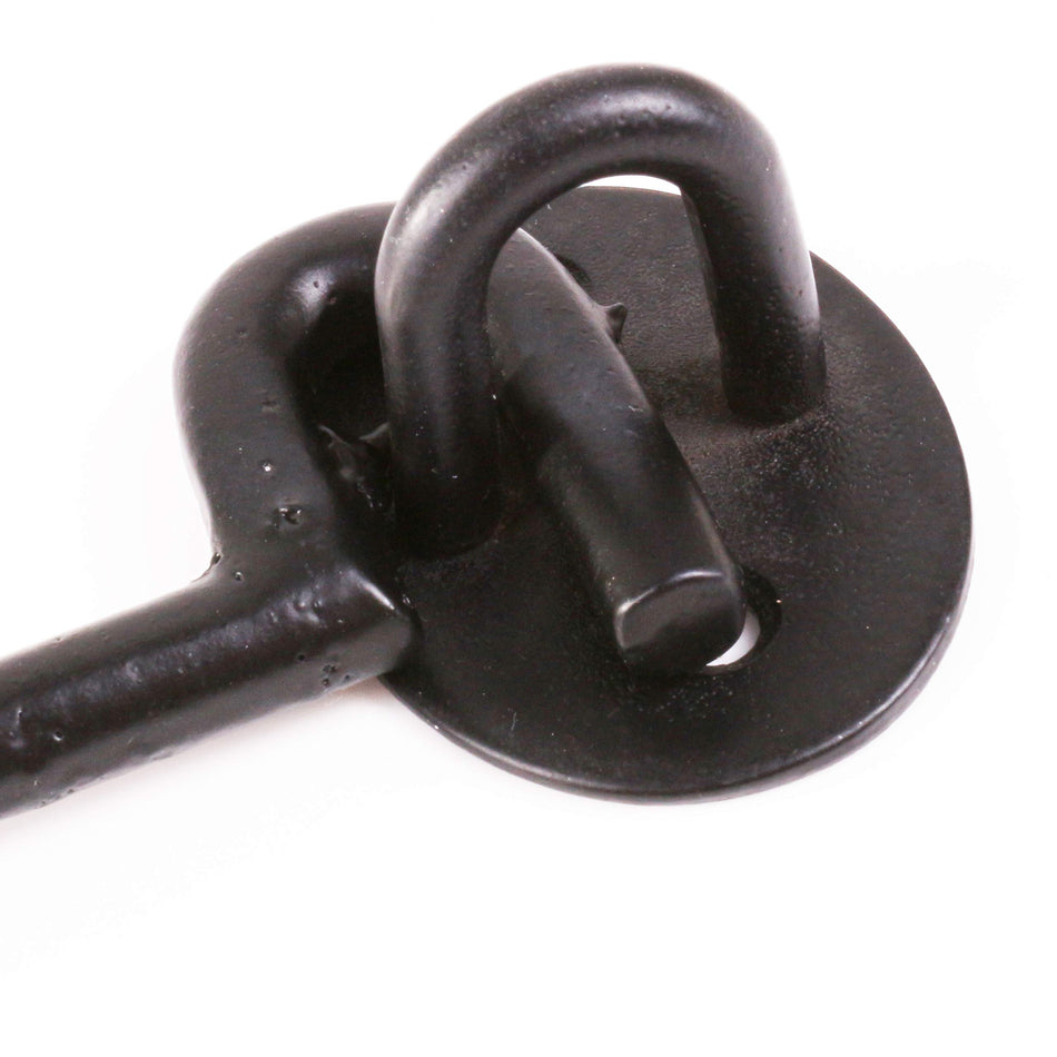Classic Cast Iron Cabin Hook & Eye - 150mm/6" - Door/Gate Latch
