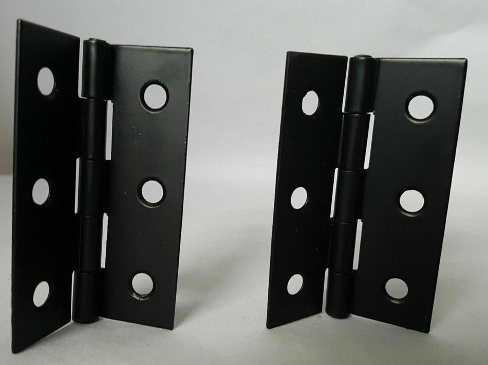 Haven Heritage 3" INCH Butt Hinges for Interior Doors Matt Black Finish - 9 x Pairs