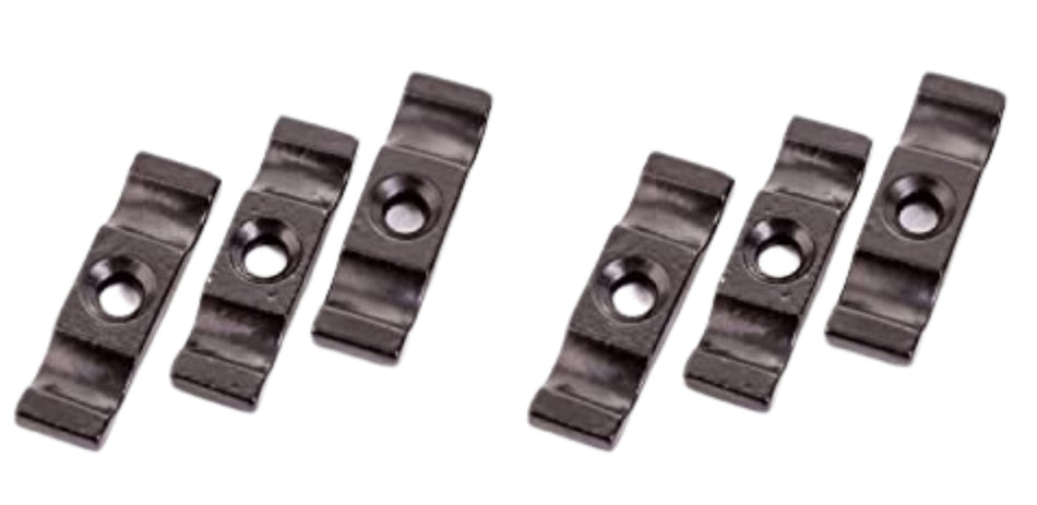 Haven Heritage 6 X Black Large 2" Turn Button Catches - Shed Door/Gate & Rabbit Hutch Latches