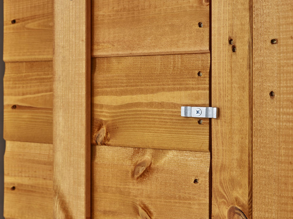 Haven Heritage 6 X Bright Zinc Plated Large 2" Turn Button Catches - Shed Door/Gate & Rabbit Hutch Latches