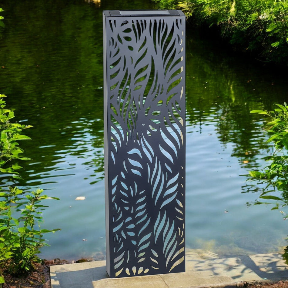 Metal Leaf Solar Wall Panel