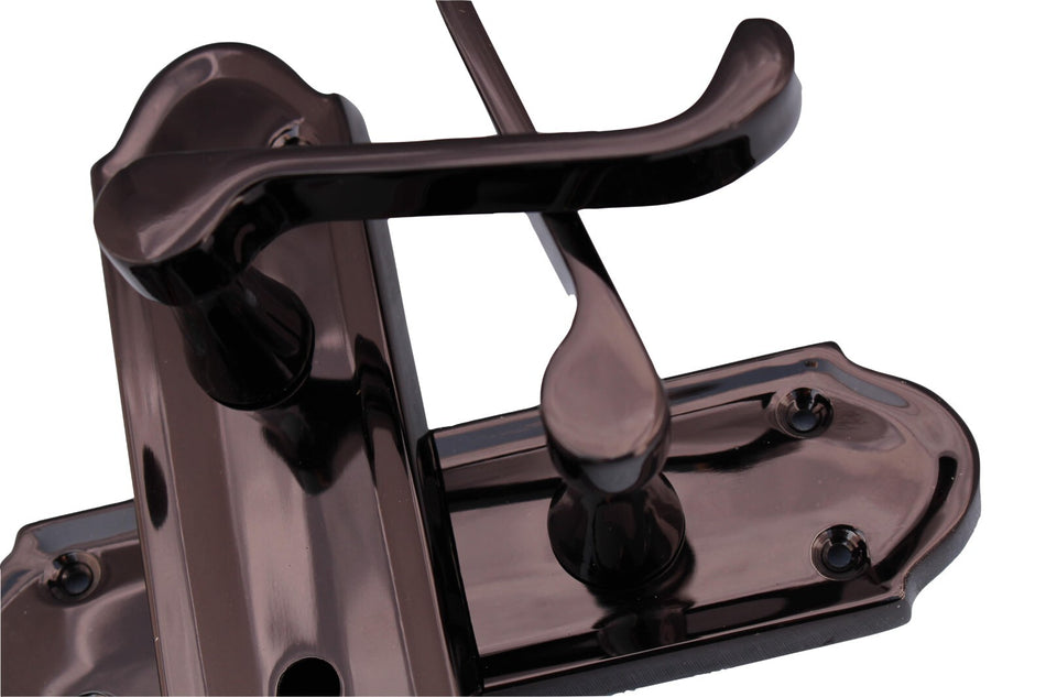 Black Nickel Door Handles - Askworth Internal Door Handle Set for Internal Doors