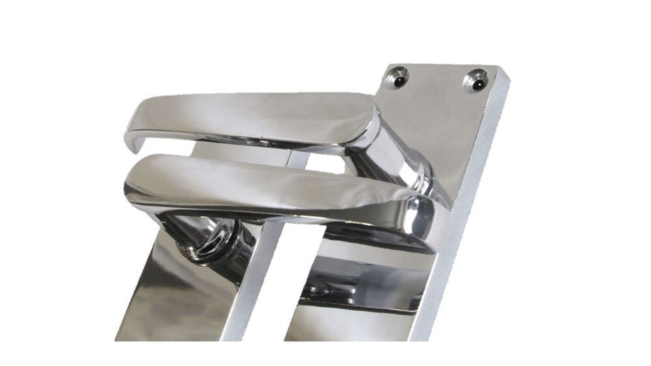 Victorian Straight Chrome Door Handles – Interior Lever Handles + Tubular Latch