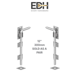 Galvanised Heavy Duty Garage & Gate Drop Down Bolt – 12", 18" & 24"