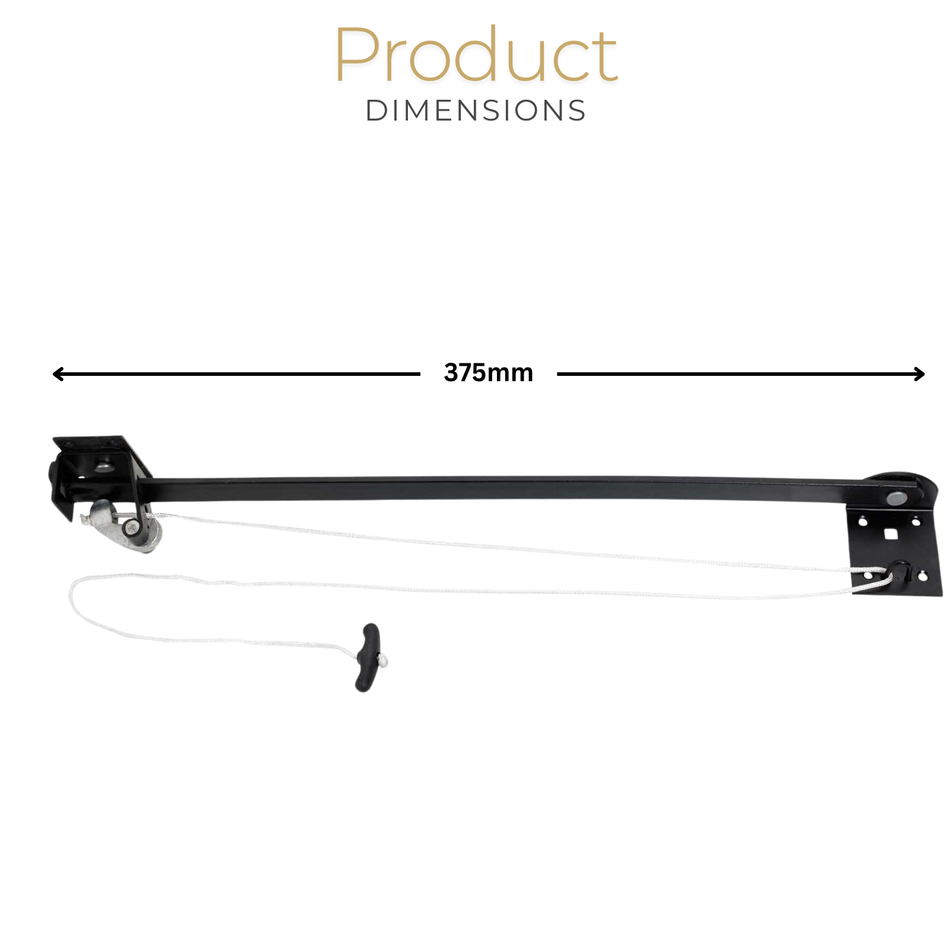 Reliance Junior Door Holder 15 Inch – Black