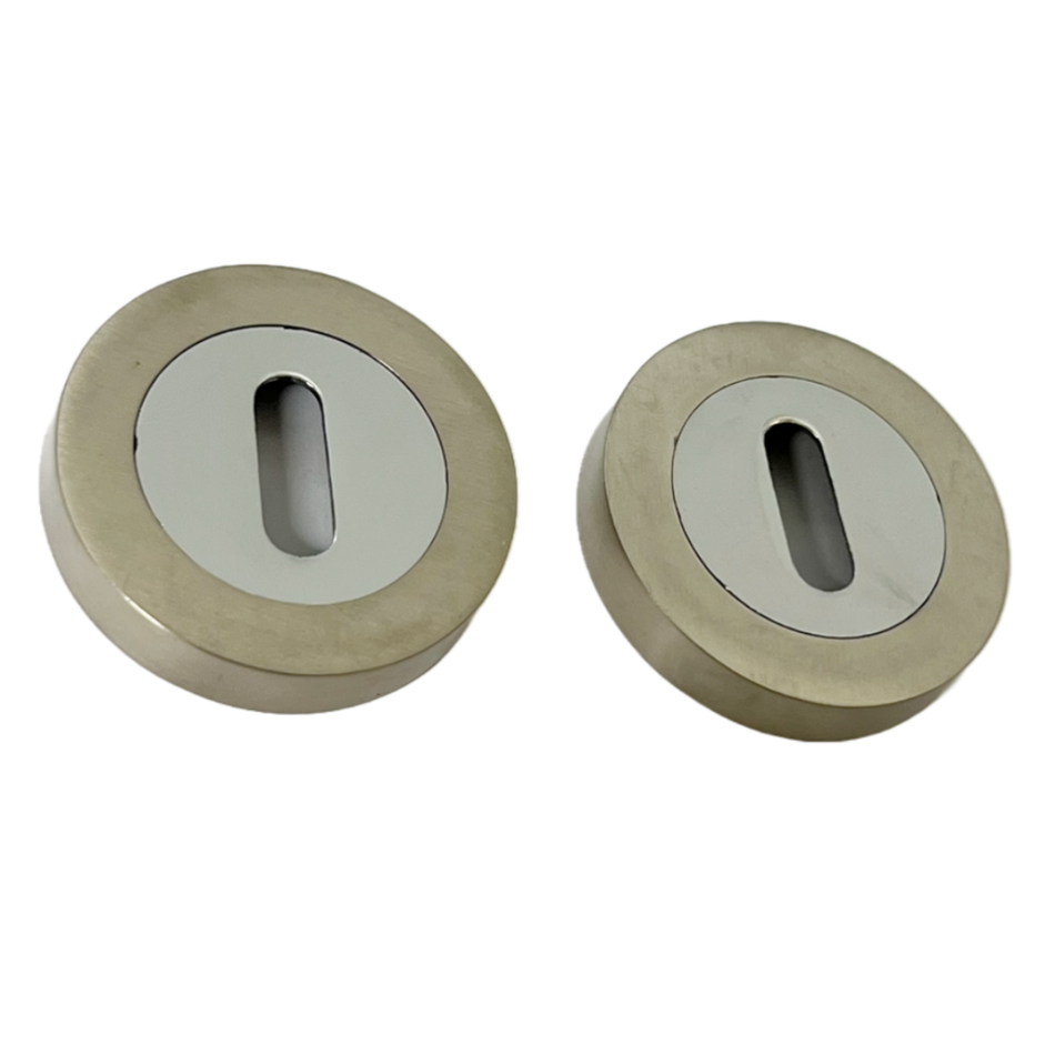Chrome/ Satin Escutcheon