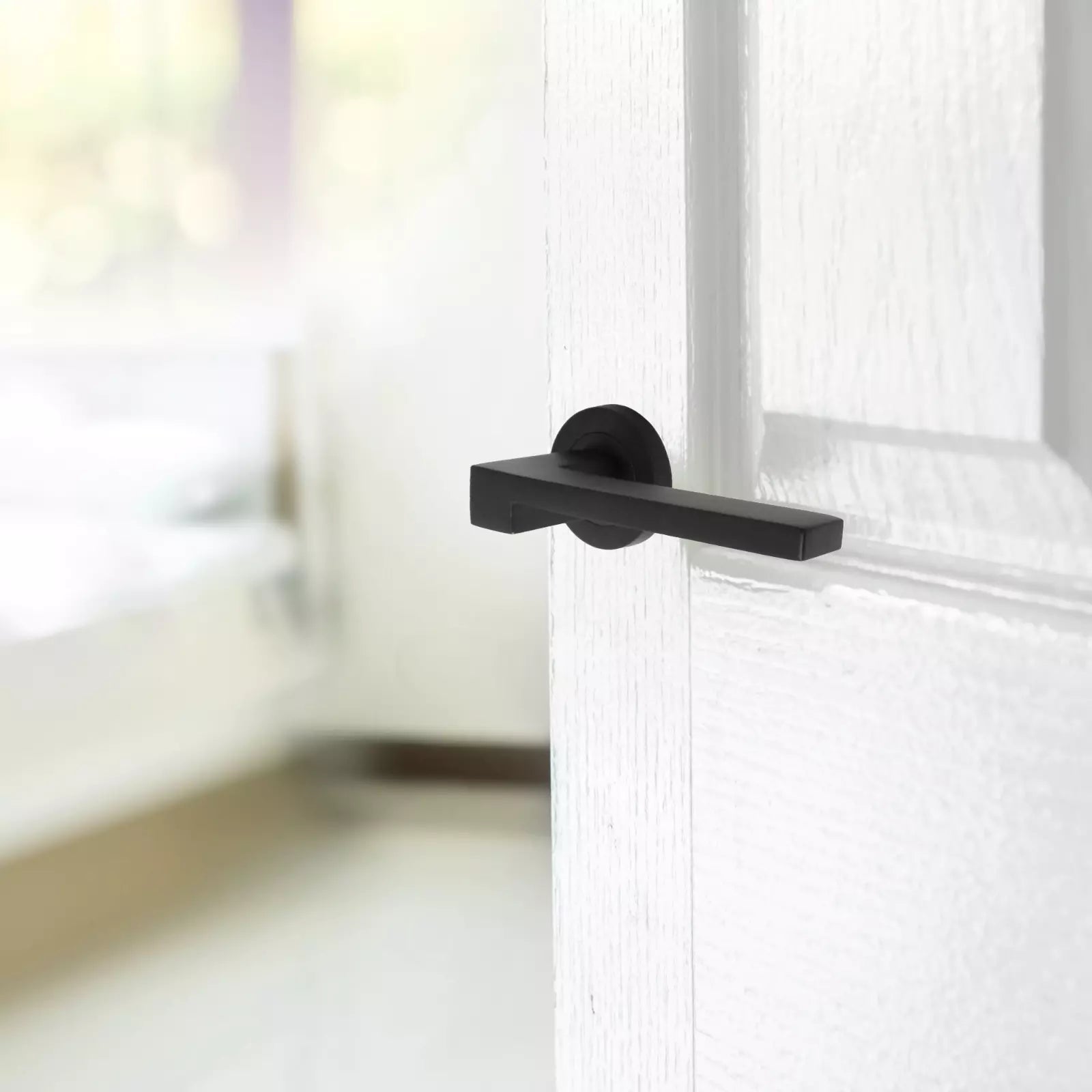 Modern Matt Black Door Handle