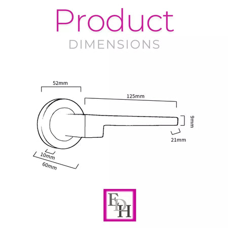 Modern Matt Black Door Handle